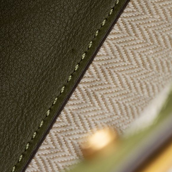 Tory Burch Canvas Lee Radziwill Petite Double Satchel - Picture 9 of 12